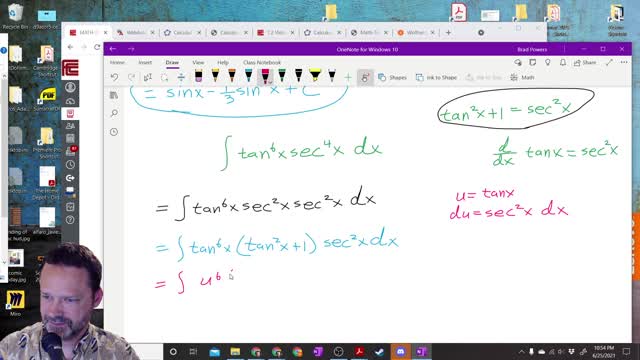 Section 7-2-Intro to Trig Integrals - Two Examples