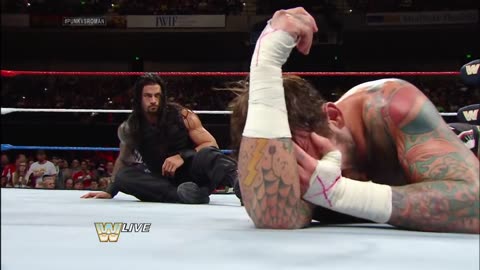 Roman Reigns vs CM Punk : RAW