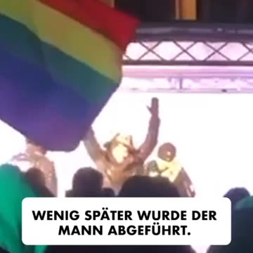 Wenn man auf einer Linken Demo die Deutschlandfahen fordert