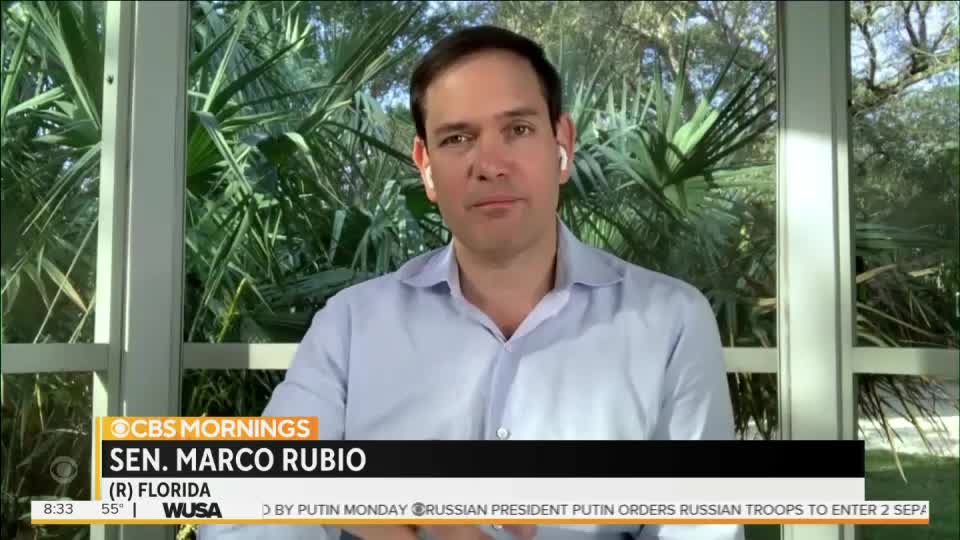 Senator Rubio Joins CBS Mornings to Discuss the Latest on Russia & Ukraine