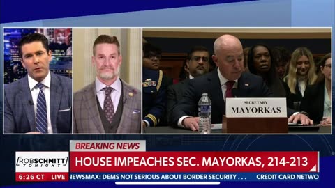 Joining Rob Schmitt to Discuss the Impeachment of Alejandro Mayorkas