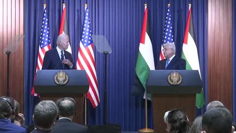 President Biden and Palestinian President Abbas deliver joint statements