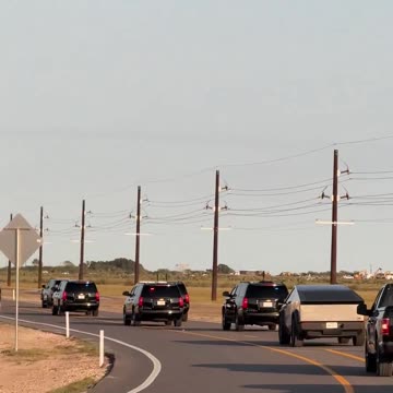 Who’s driving the Cyber Truck in Trump motorcade?