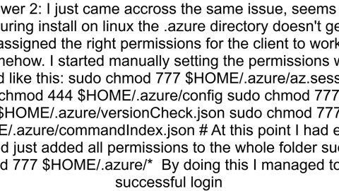 Azure Cli giving me permission error when typing quotaz loginquot