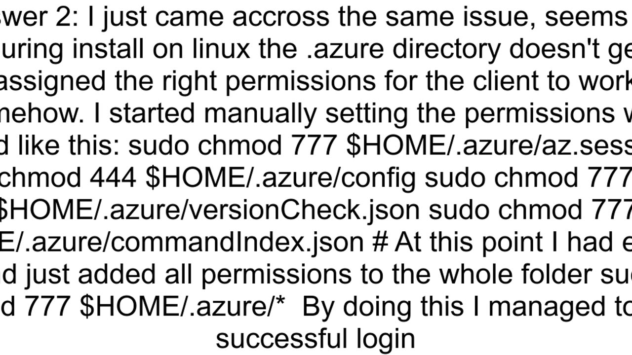 Azure Cli giving me permission error when typing quotaz loginquot