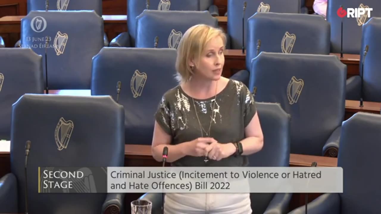 "We ARE Restricting Freedom" - Ireland Senator Admits Left's Censorship Agenda