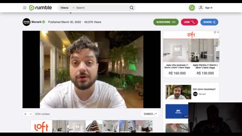 Rumble a rede social que mais cresce no Mundo