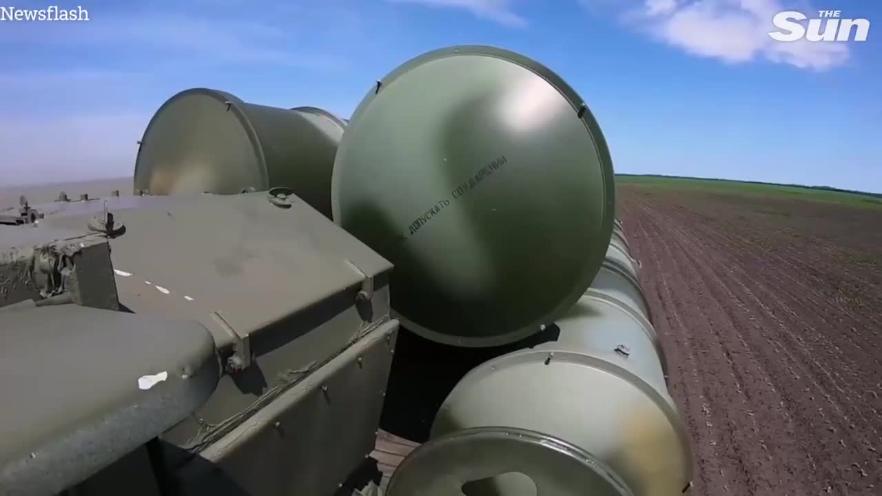 Fleet of Russian missile launchers 'take out drones mid-air'