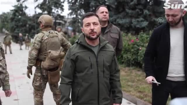 Zelensky 'targets Crimea next' as he visits recaptured city of Izium (September 14, 2022)