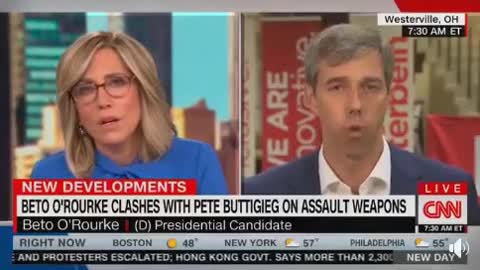 CNN ANCHOR CORRECTS BETOS ANTI GUN RHETORIC