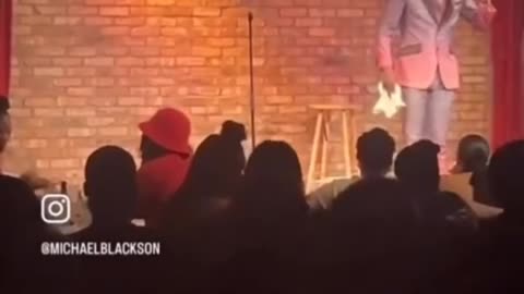 Michael Blackson responds to Katt Williams in his show at the FunnyBone