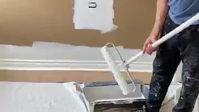 How to paint awall in 30 second