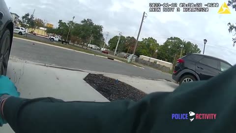 Acorn Falling On Car Causes Officer To Unload