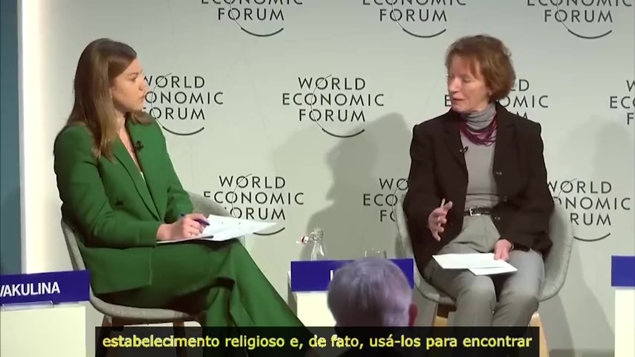 "Contribuidora da agenda" do Fórum Económico Mundial, Maria Leptin