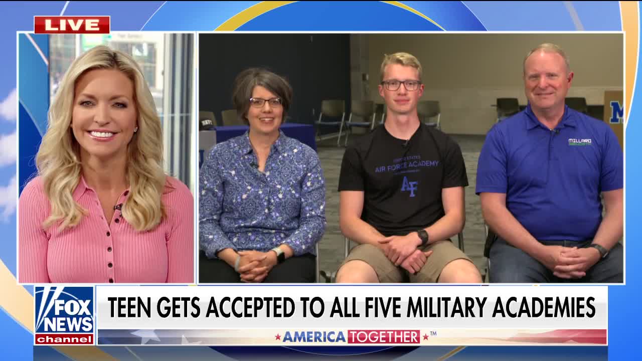 Nebraska teen accepted to all 5 US military academies
