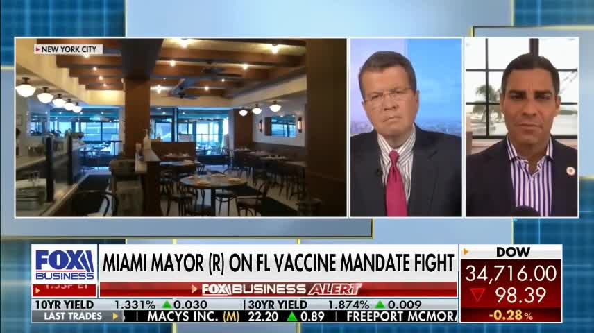 Miami mayor: 'Worrisome’ that FL is fining businesses over vaccine mandates