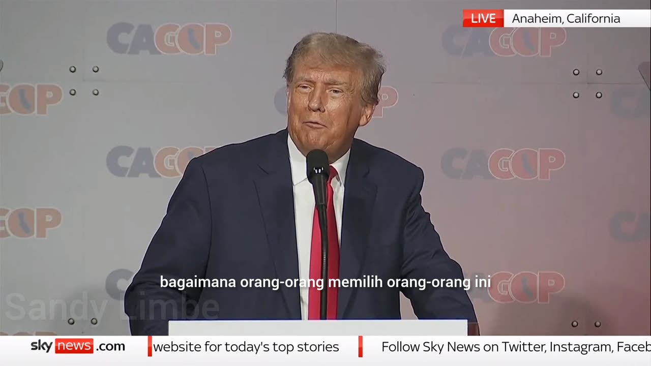 Trump: Provinsi California Dulunya Simbol Kejayaan AS, Sekarang Menjadi Simbol Keterbelakangan