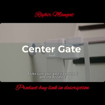 Pressure Mounted Walk Through Baby Gate Dog Gates for Stairs