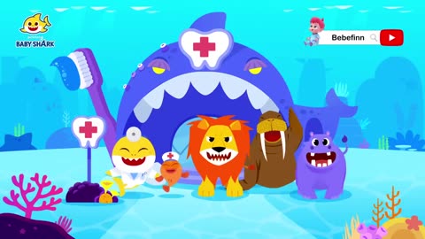 OUCHIE,WHAT BRINGS YOU HERE ? LION + COMPILATION ! BABY SHARK DOCTOR EPISODE ! BABY SHARK CARTOON !!