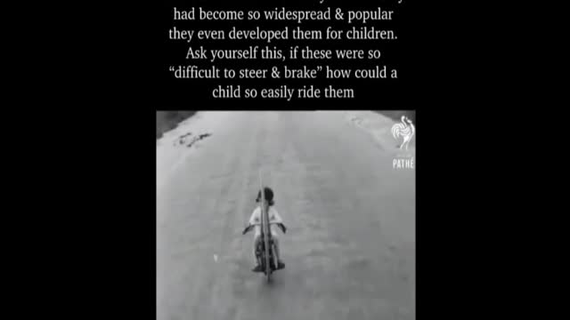 Old world tech - The Monowheel