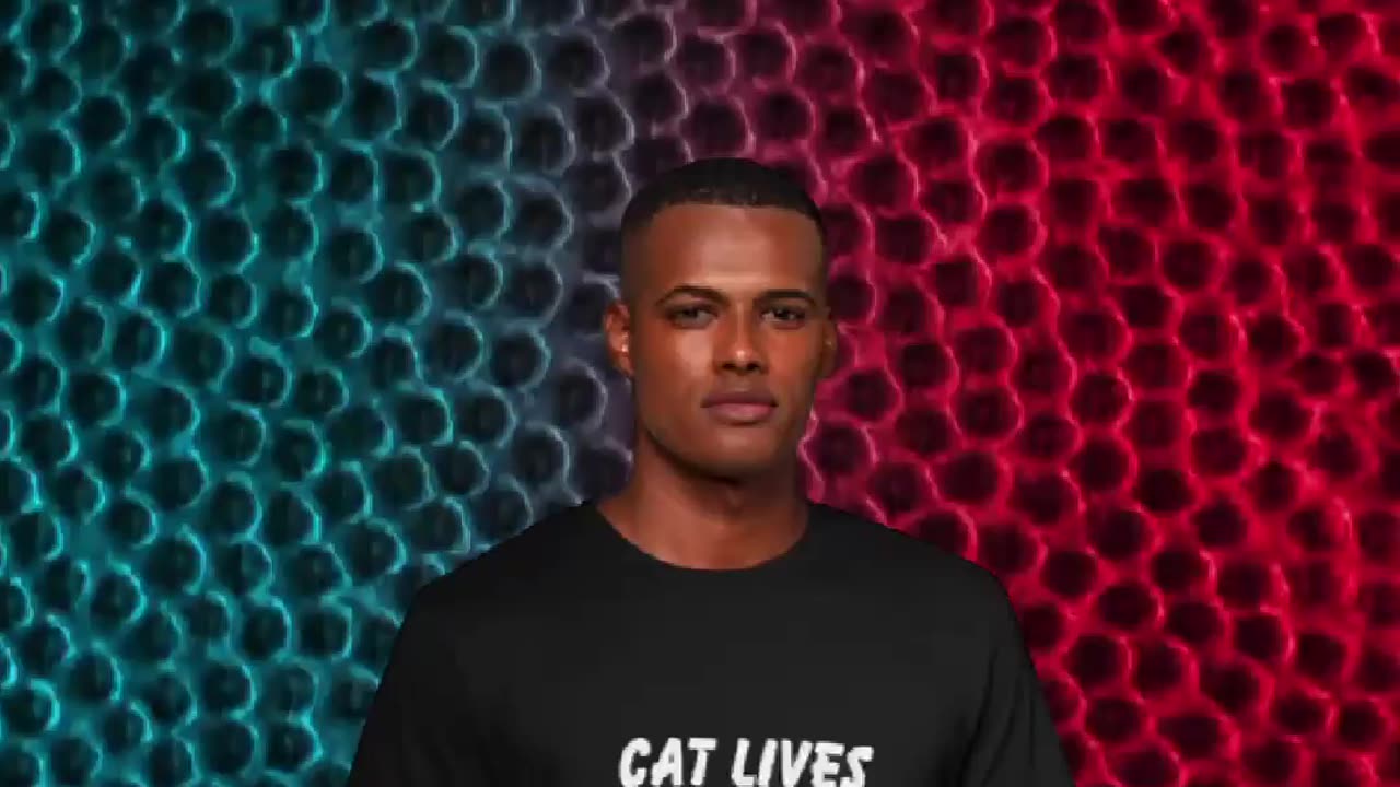 Cat Lives Matter T-Shirt Mockup