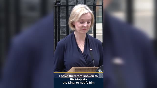 UK 🇬🇧 PRIME MINISTER LIZ TRUSS RESIGNATION SPEECH