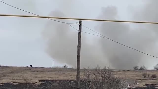 Ruské ostřelování jednotek Azov u Mariupolu