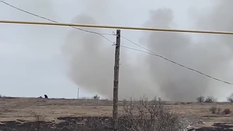 Ruské ostřelování jednotek Azov u Mariupolu