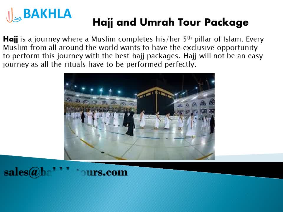 Hajj Umrah Tour Package in India