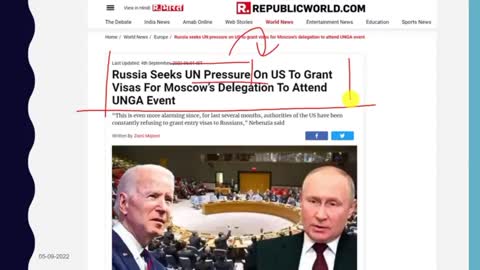 USA blocking Russia from UN .