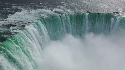 The magic of the nature waterfall in the sea ocean 🌊🌊🌊🌊