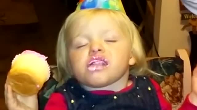 When You're Tired But Can't Stop Eating (Funniest kids)