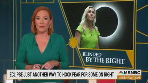 Jen Psaki Mocks Trump, Fox News, Marjorie Taylor Greene Over Solar Eclipse