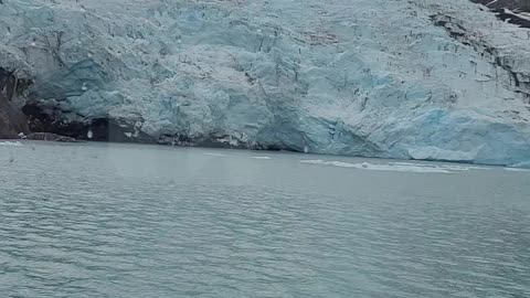 Alaska glacier blue