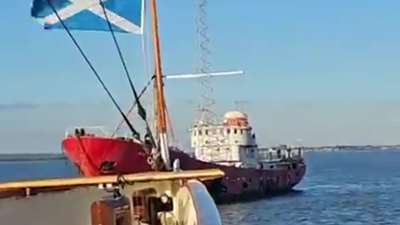 On The Waverley Boat going from Clacton on Sea Essex Pier to the river black water 04/10/2024