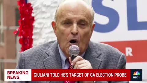 Rudy Giuliani Told He Is Target Of Georgia Election Probe