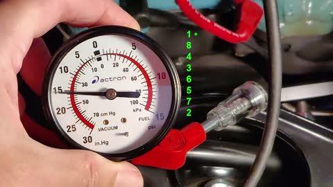 Pontiac Vacuum Gauge Slow Motion Analysis