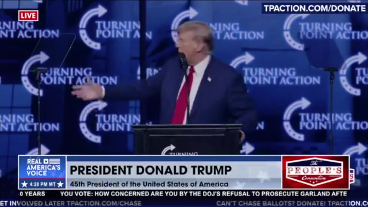 Trump mocks Biden for Getting Lost on Stage