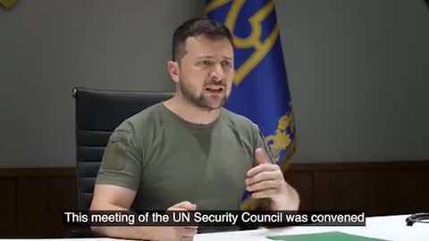 UN Security Council- We need to act immediately - and do everything to make Russia