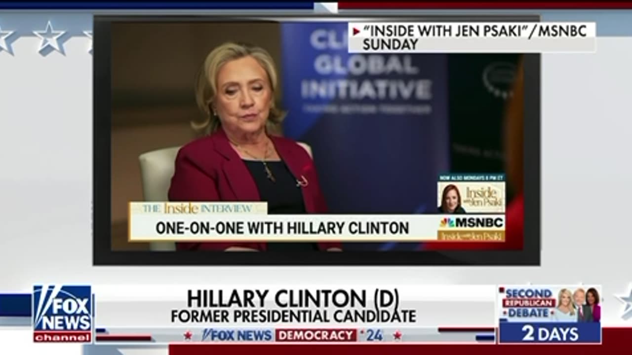 Hillary Clinton Says Putin Will Interfere with 2024 Election