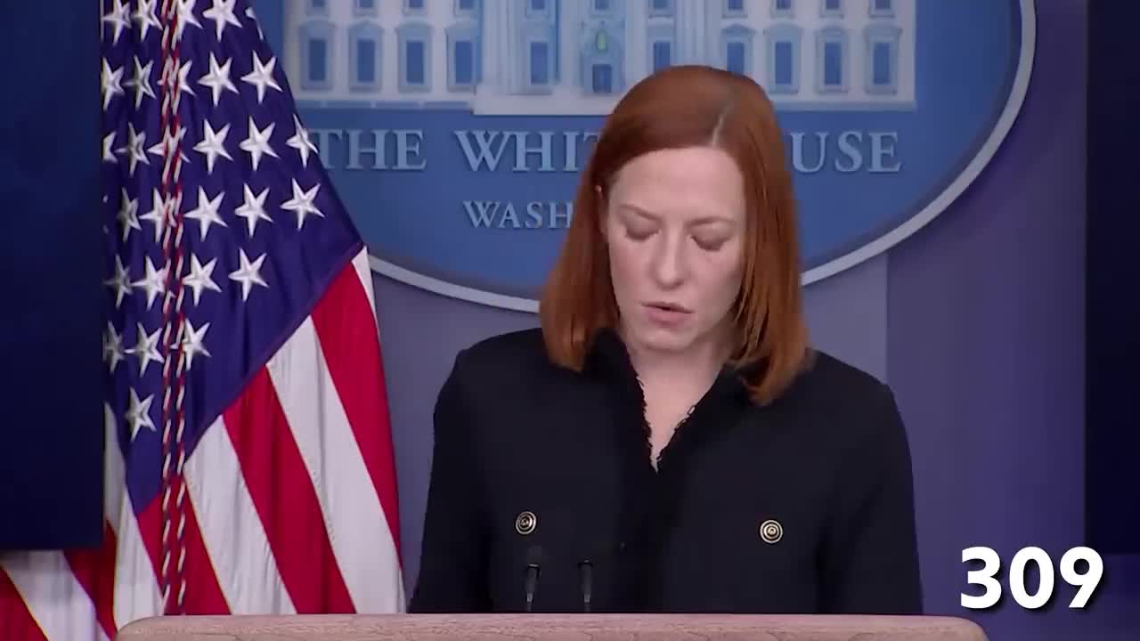 Jen Psaki Says "Uh" And "Um" 356 Times In 31 Minute Briefing