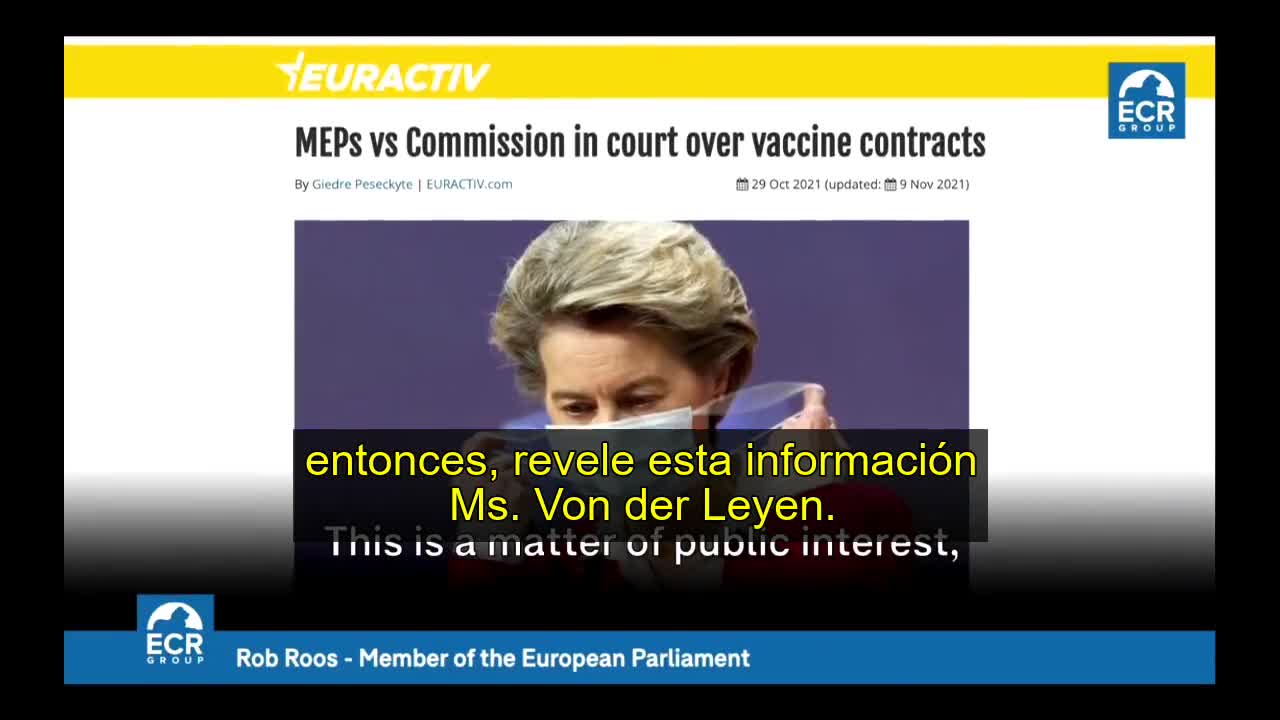 MENSAJE A LA MAFIOSA VON DER LEYEN