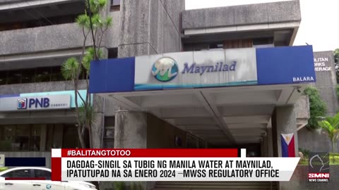 Dagdag-singil sa tubig ng Manila Water at Maynilad, ipatutupad na sa Enero 2024 −MWSS