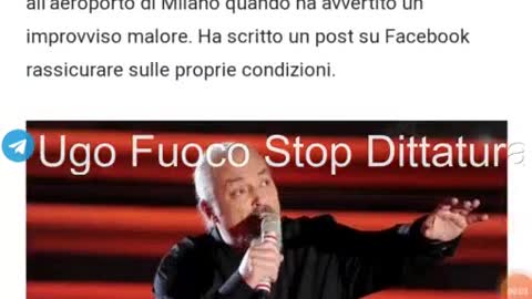 🔴 MALORE IMPROVVISO PER IL CANTANTE EUGENIO FINARDI