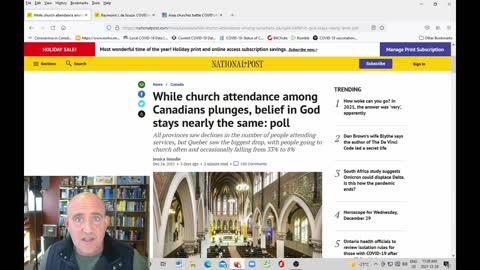 CHURCH ATTENDANCE PLUMMETS IN CANADA! ITS CAUSES AND CURES!