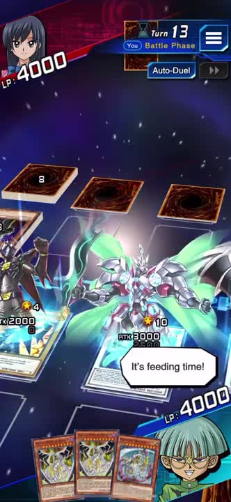 Yu-Gi-Oh! Duel Links - Shiny Black “C” Squadder Gameplay (Duelist Road UR Card)