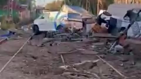 Yes, you know who did it. The aftermath Valencia Spain, complete and utter destruction