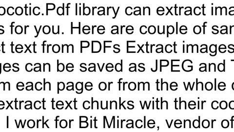Analyze format of pdf-file and extract text and images