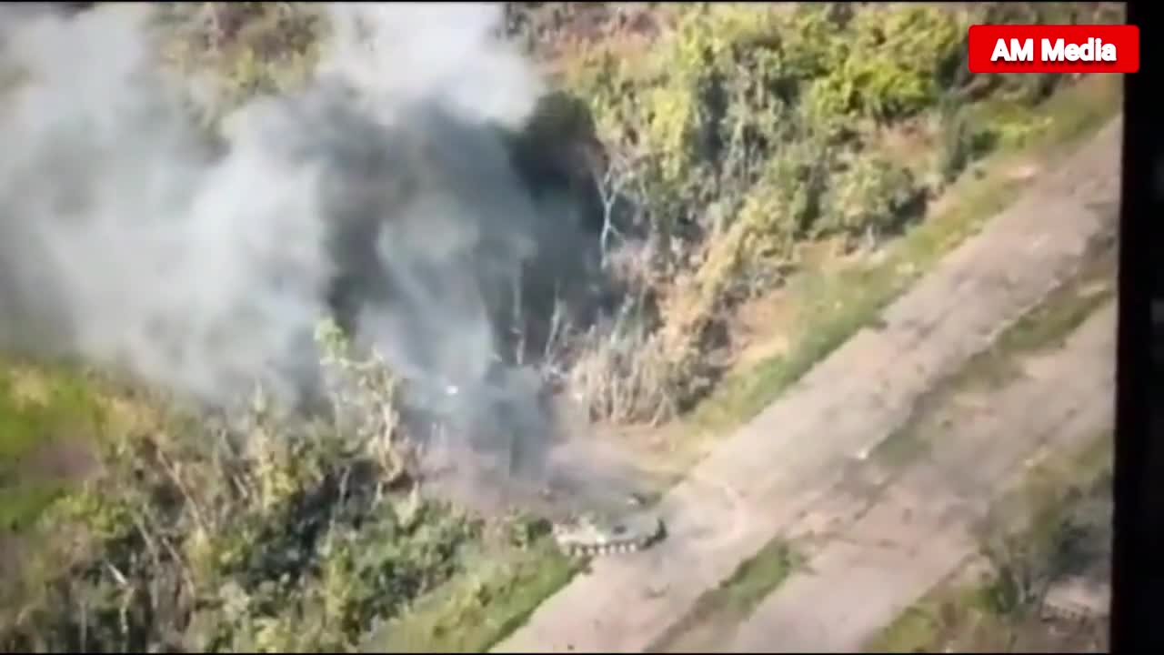 Ukraine War: This Footage Shows Russian Tank Hits Land Mine | War In Ukraine