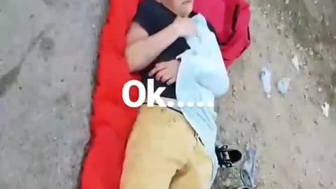 Six guys passed out in or around a car